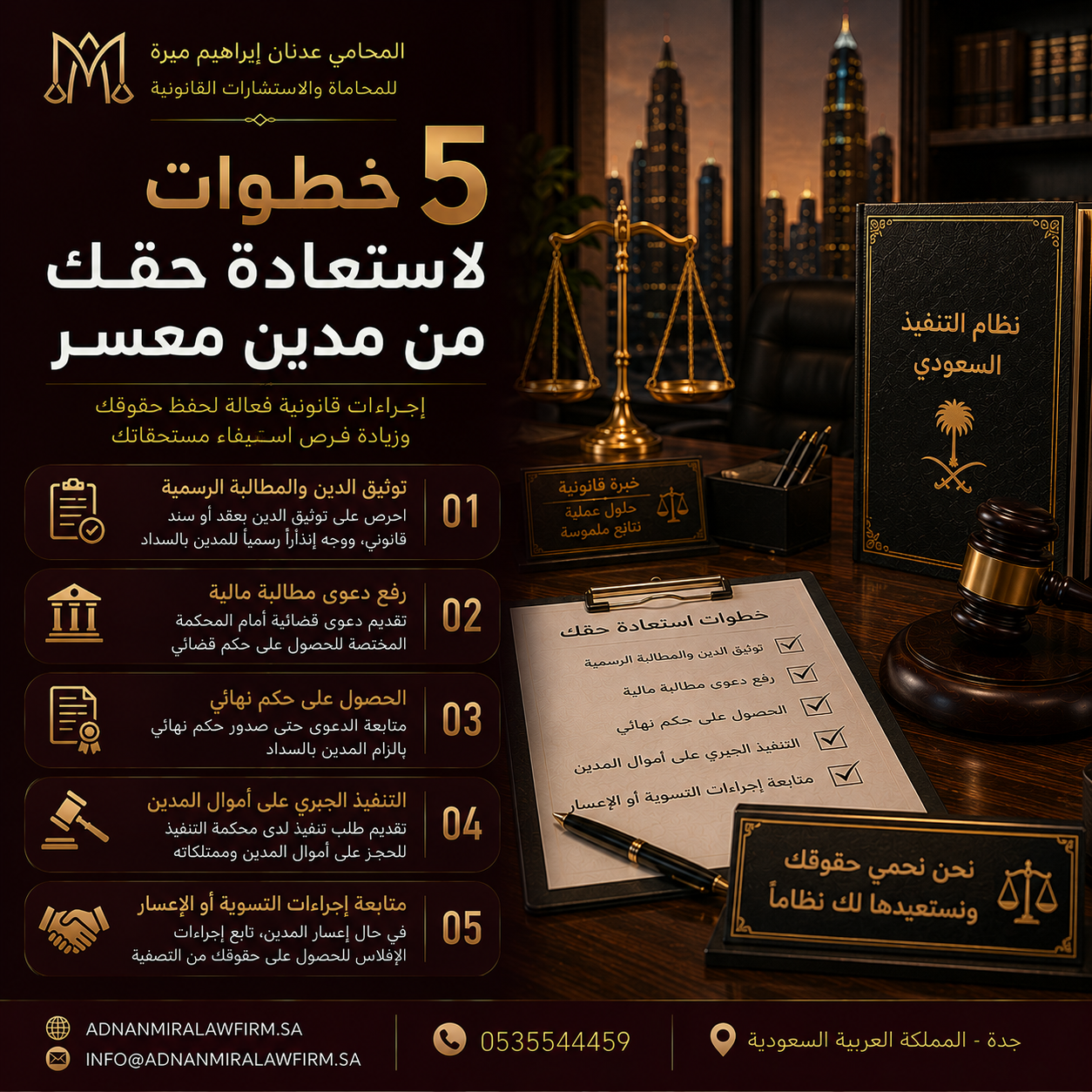 5 خطوات لاستعادة حقك من مدين معسر