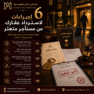 6 إجراءات لاسترداد عقارك من مستأجر متعثر