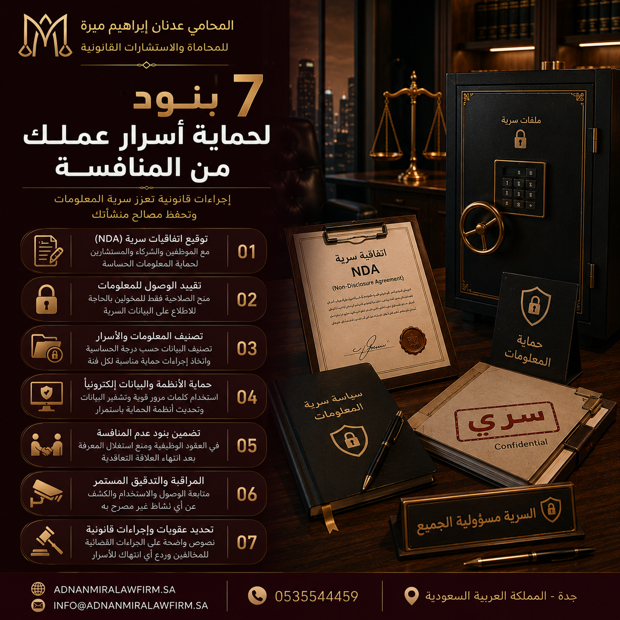 7 بنود لحماية أسرار عملك من المنافسة