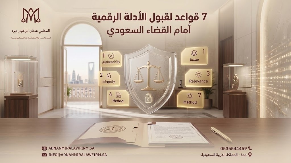 الأدلة الرقمية أمام القضاء السعودي